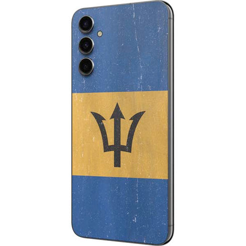 Barbados Flag Distressed Galaxy A14 5G Skin